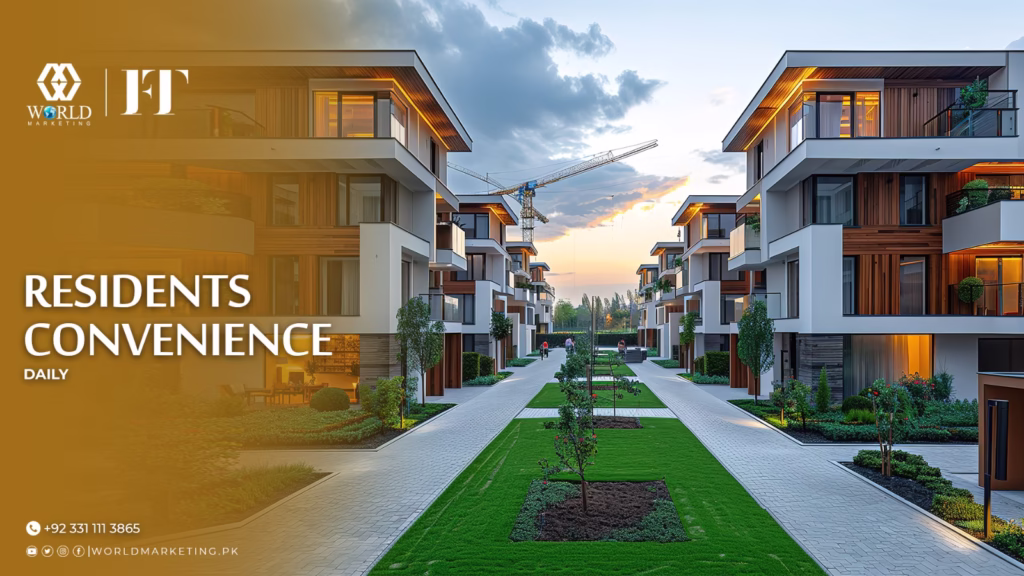 Residents Conveniece Daily | Faisal Town Phase 2 Sector P - Location, Payment Plan and the reason why it is the nearest block to the gate. | World Marketing