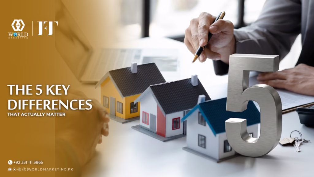 The 5 Key Differences that Actually Matter | 5 Marla vs 10 Marla in Faisal Town Phase 2 — Which Size Is the Smarter Investment in 2026? | World Marketing